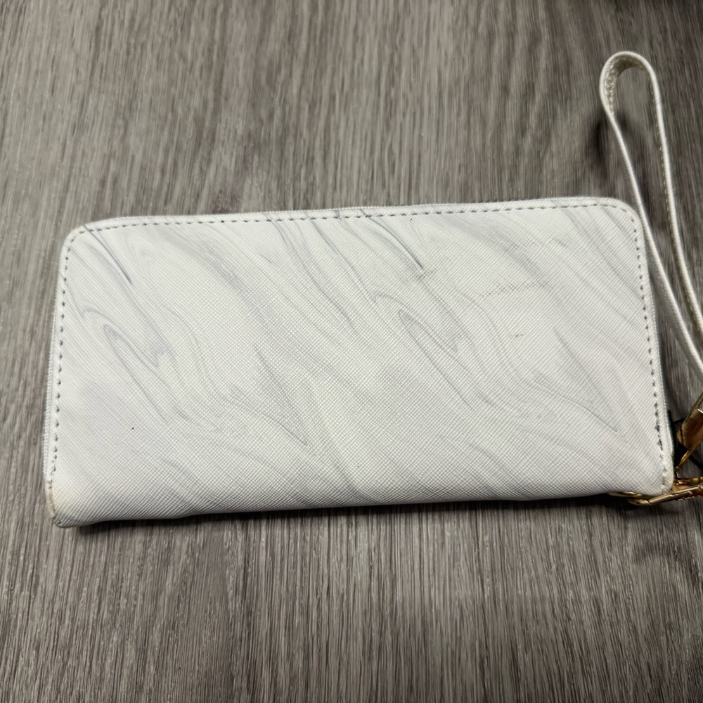 Ardene White Wristlet Clutch